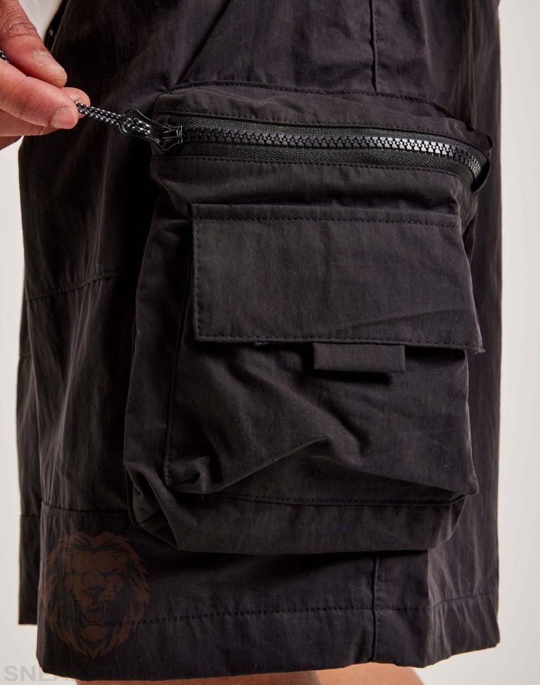 Шорти Smoke Rise Utility Cargo Shorts чорні нейлон WS24283DTZ